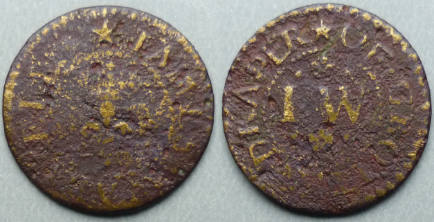 Groton, James Warwell farthing token